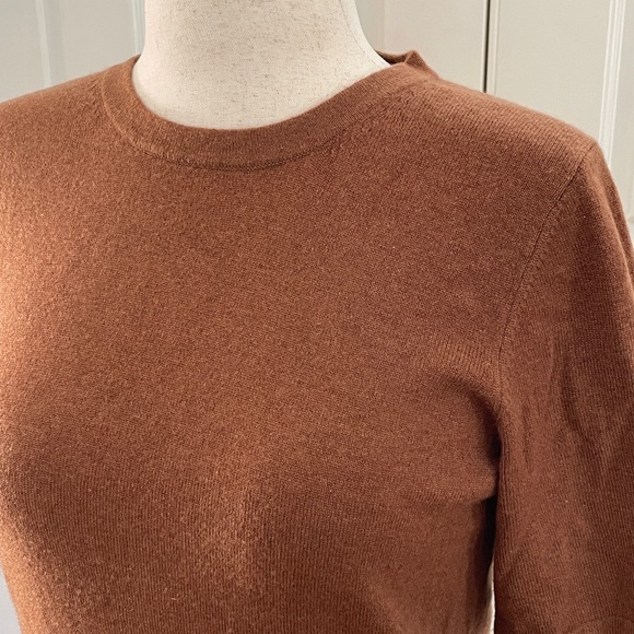 Pure Collection Chestnut Cashmere Top - Picture 3 of 4